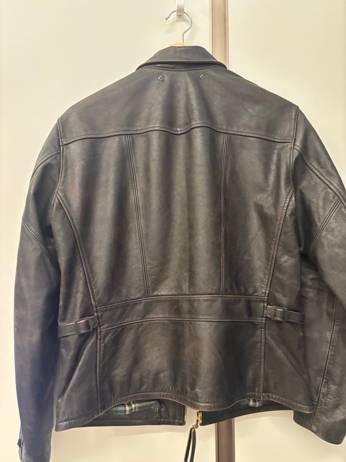 RRL 뉴스보이 가죽자켓 M 상품이미지2