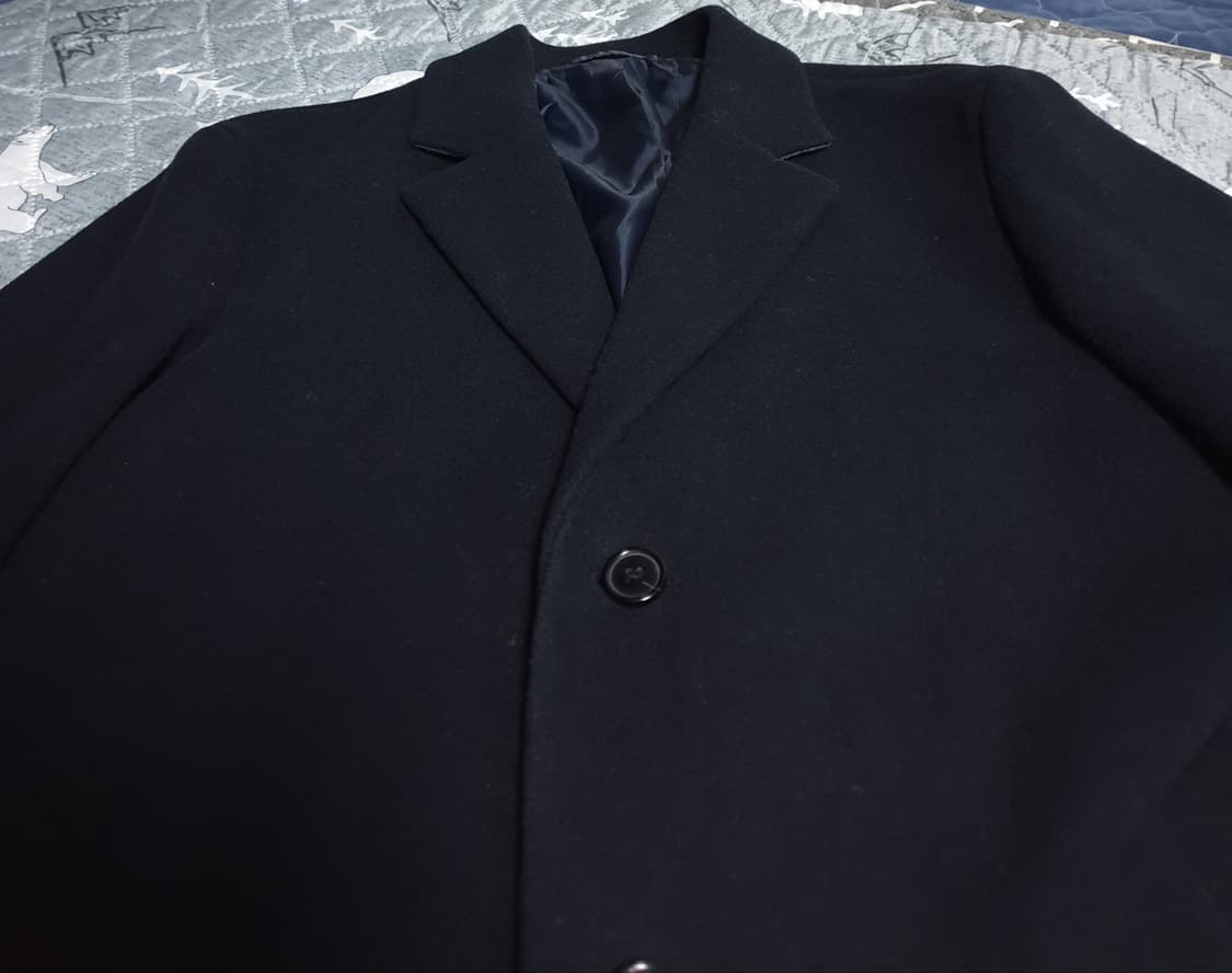 지오다노 울 롱코트 네이비 (L) 상품이미지2