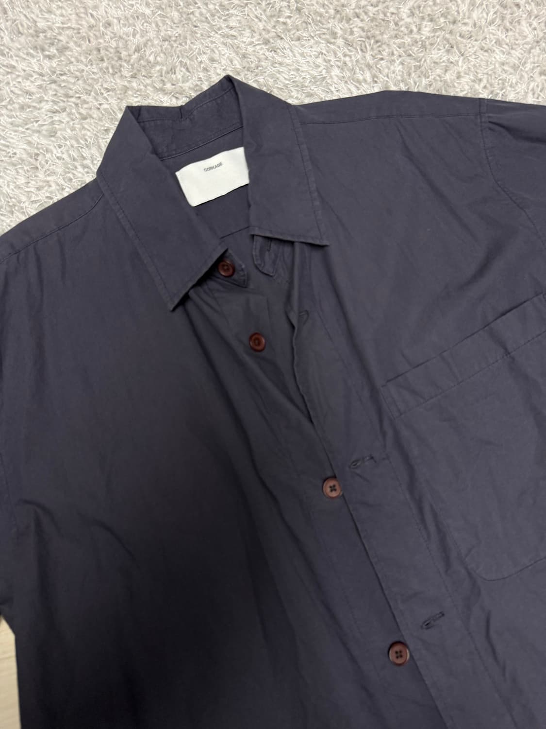 뉴치프시크 코튼 바스락 반팔 셔츠 상품이미지2