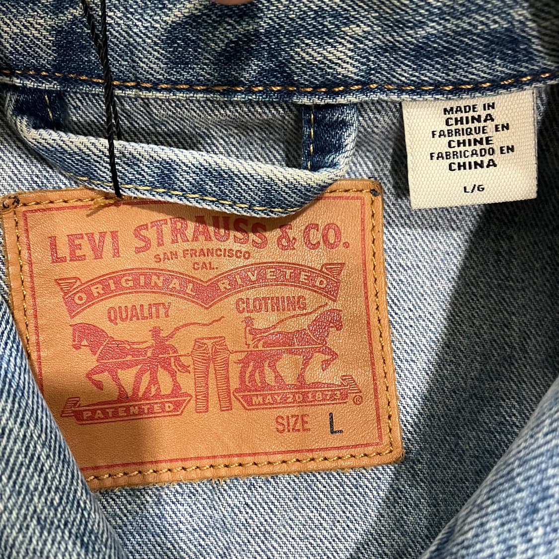 17 리바이스 데님 청자켓 상품이미지3