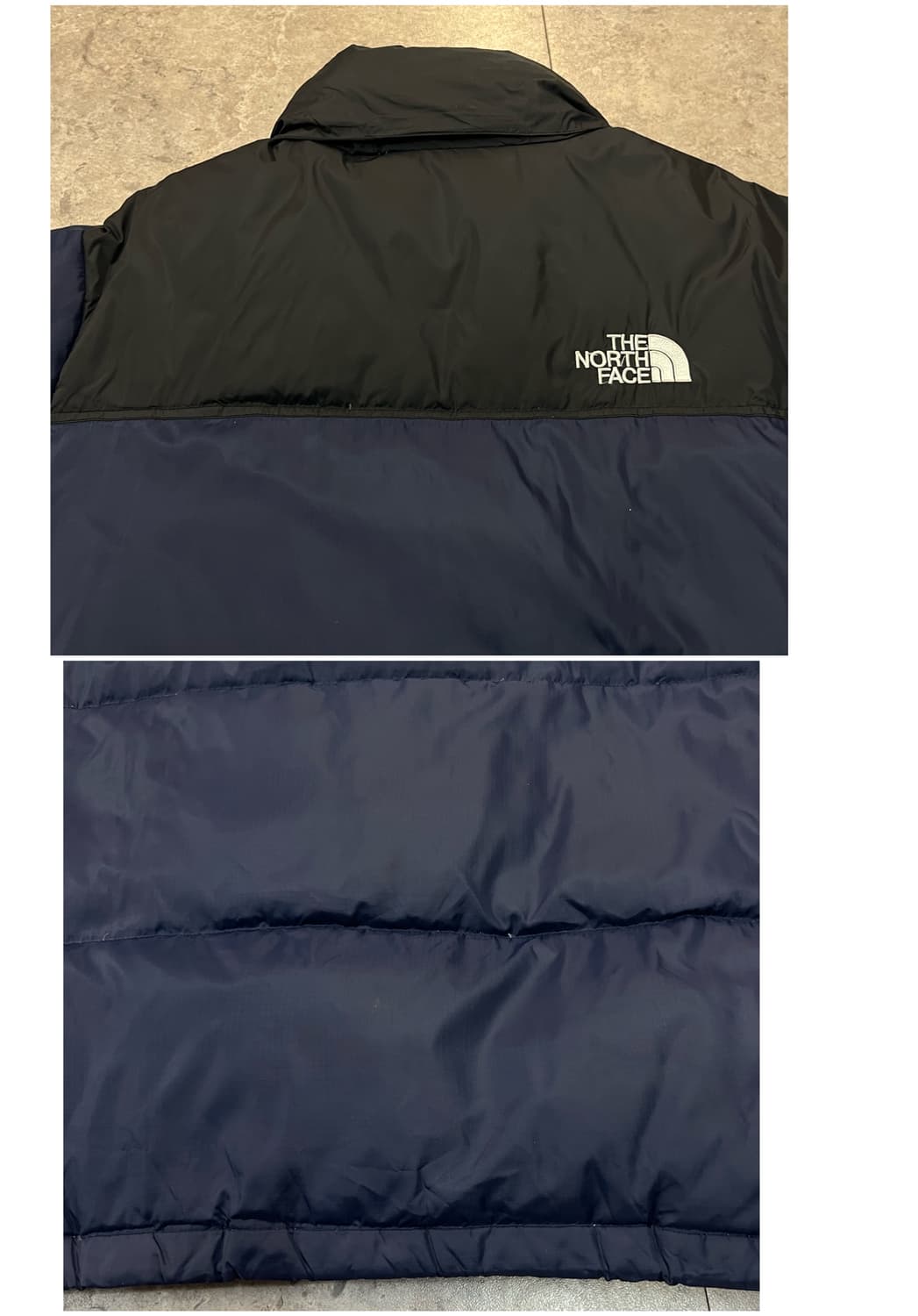노스페이스 눕시 700 패딩 네이비 3XL #csz2097 상품이미지8