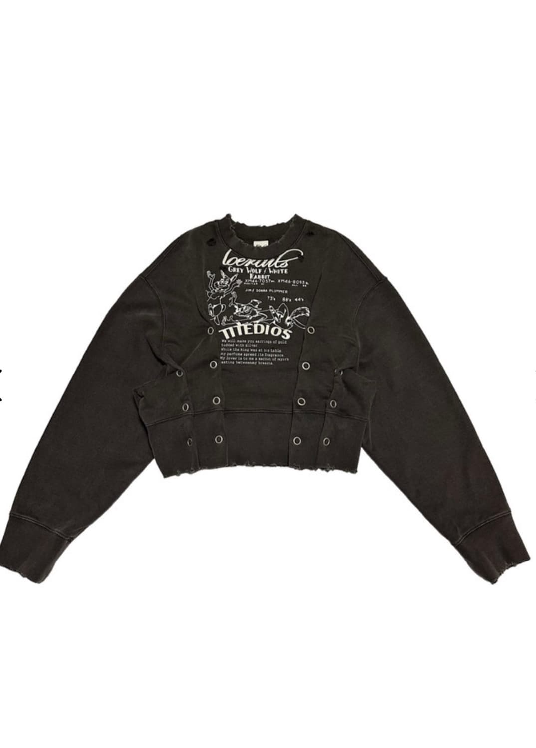 로레일즈 스냅 크롭셔츠  상품이미지1