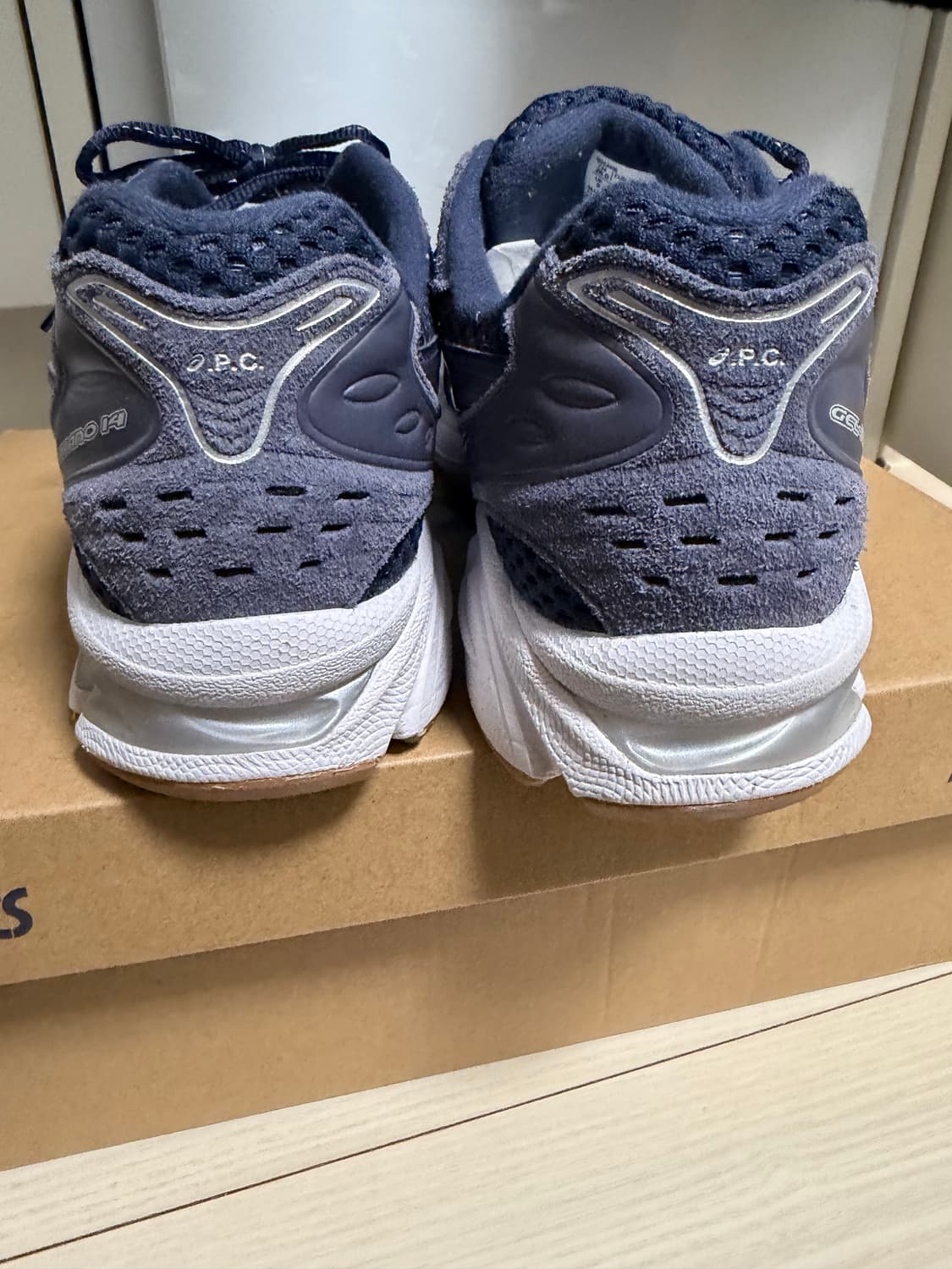 아식스 x 아페쎄 젤 카야노 14 미드나잇 인디고 포그 280 상품이미지5