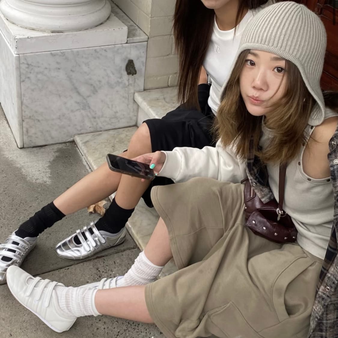 다이닛 DEINET BUNNY BEANIE IN BEIGE 상품이미지1