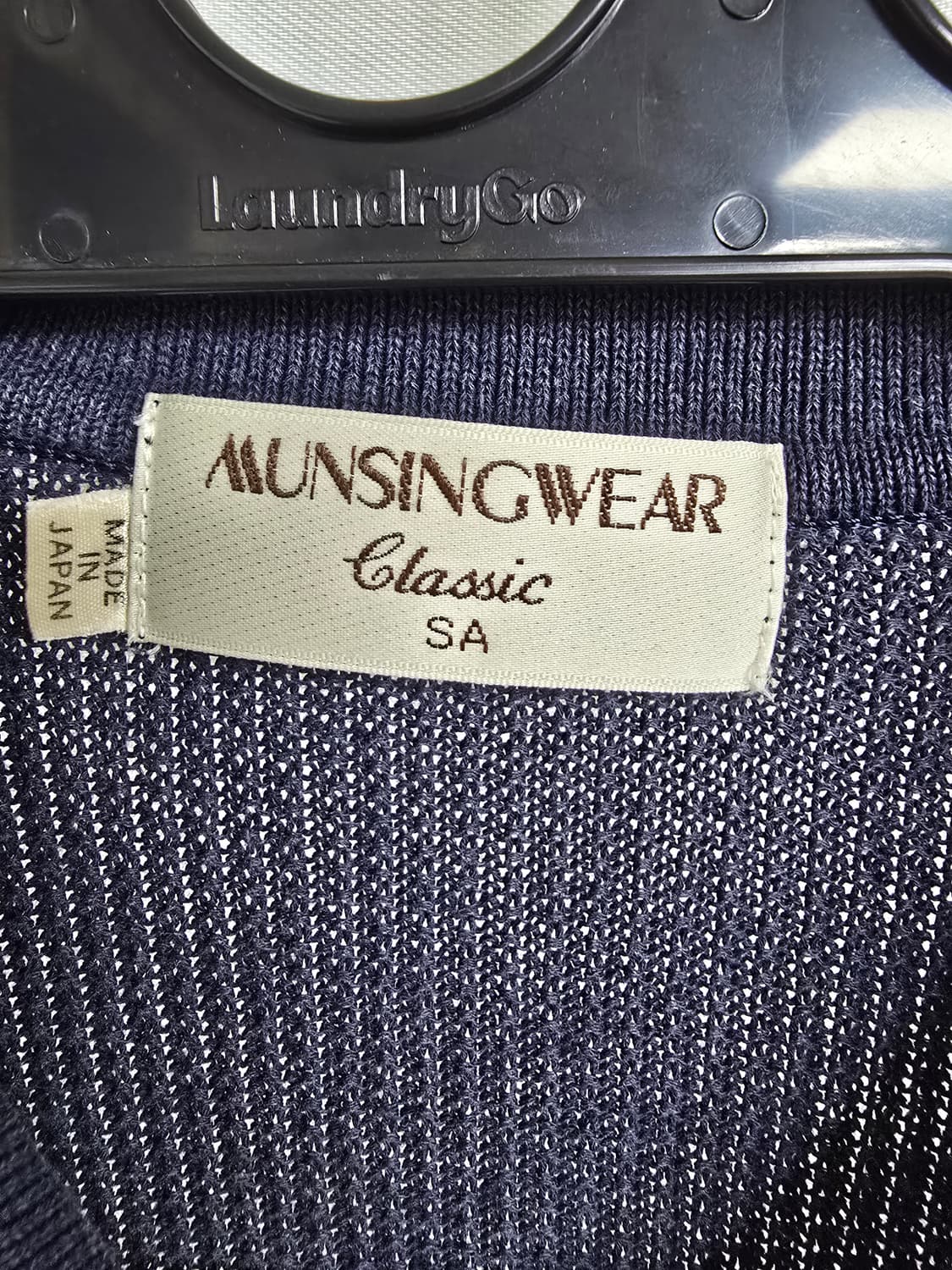 Munsingwear 클래식 체크 패턴 반팔 니트 (2148) 상품이미지3