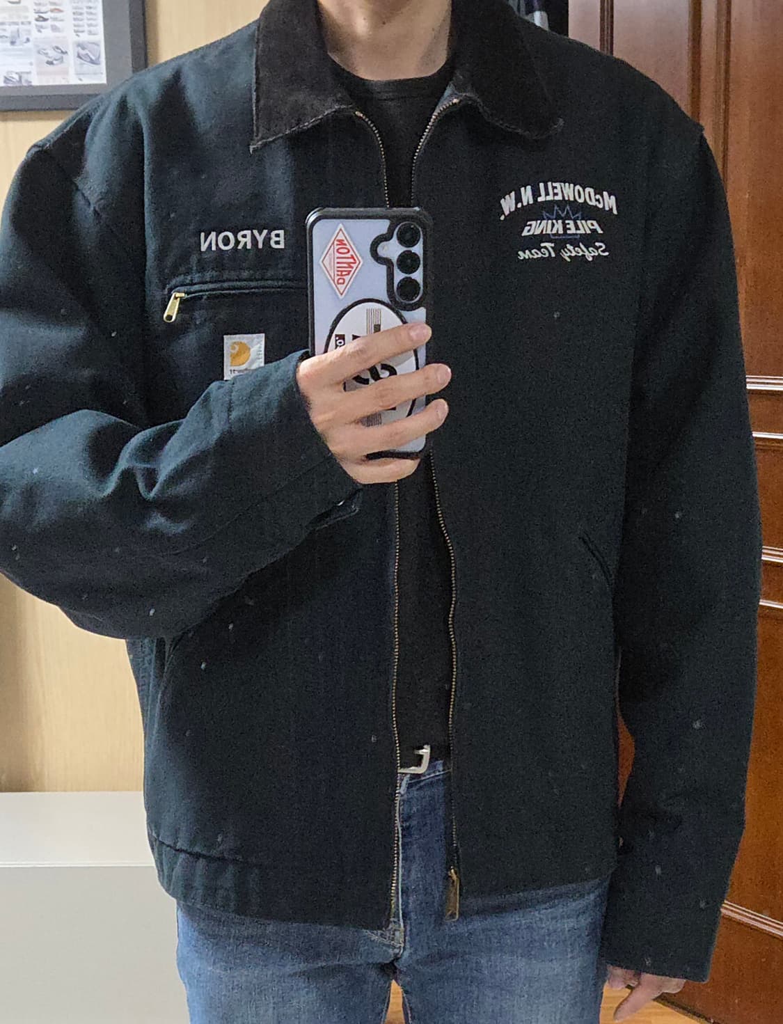 (착샷) 칼하트 j01 디트로이트 워크 자켓 상품이미지10