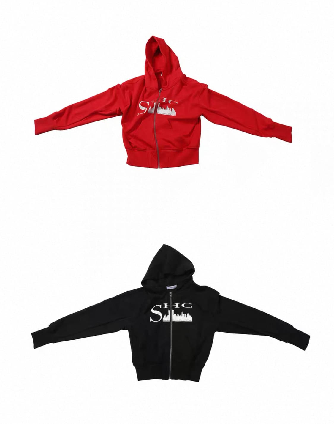SHC Printed Slim Zip Hoodie 상품이미지1