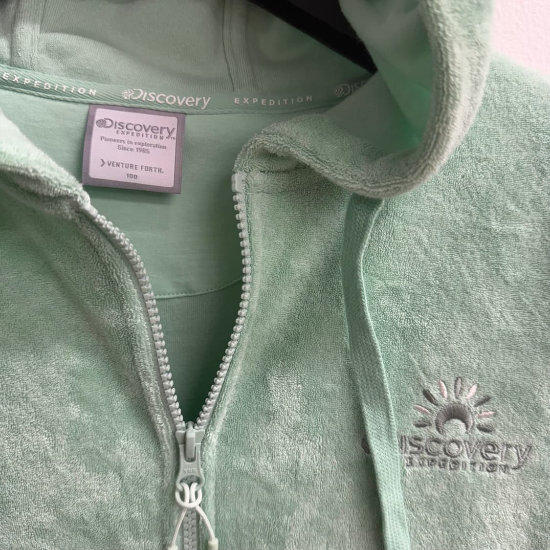 디스커버리 면 후드집업 (100) 상품이미지2