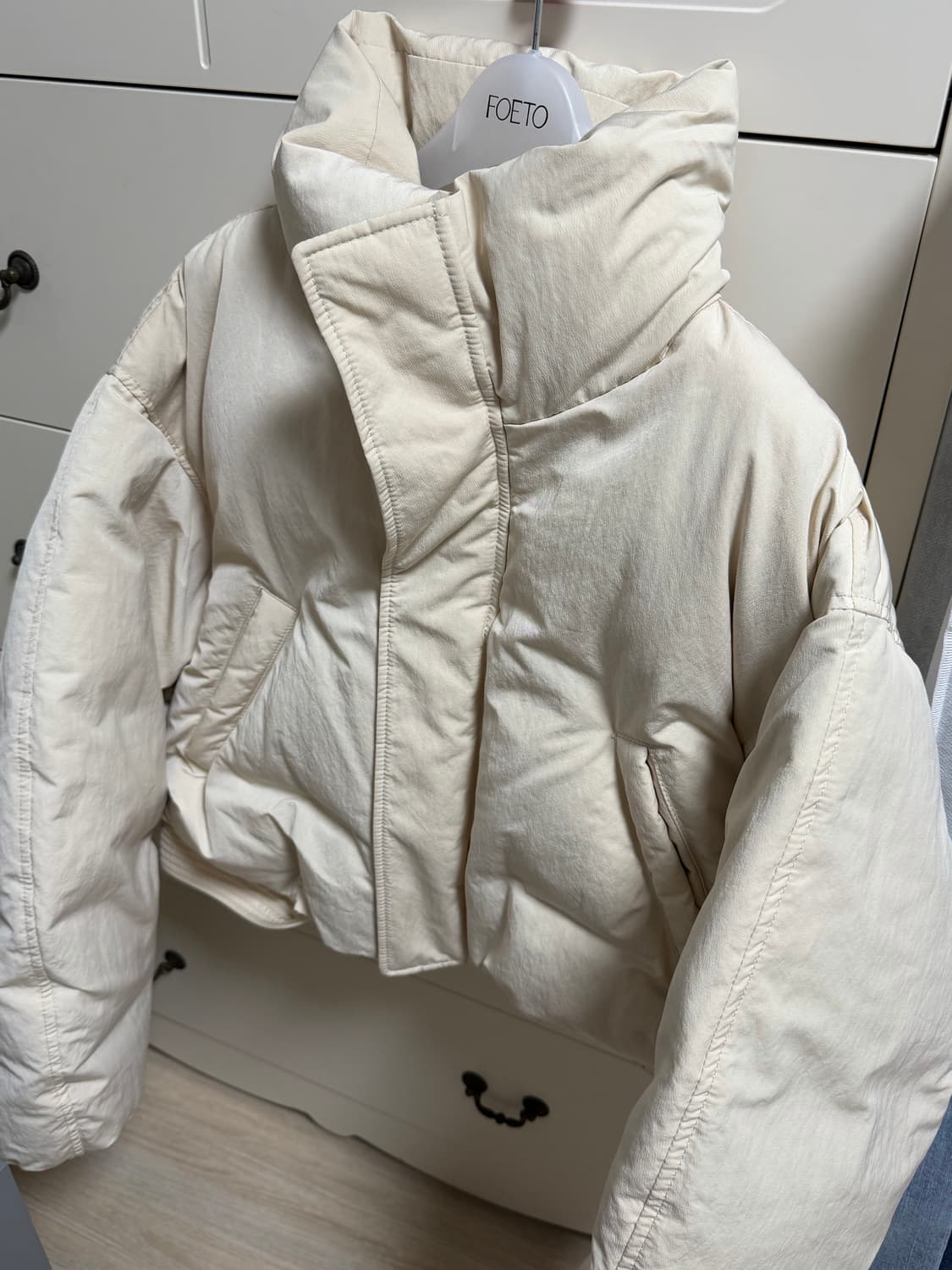 RECTO 렉토 버틀러 푸퍼 아이보리 여성용 상품이미지4