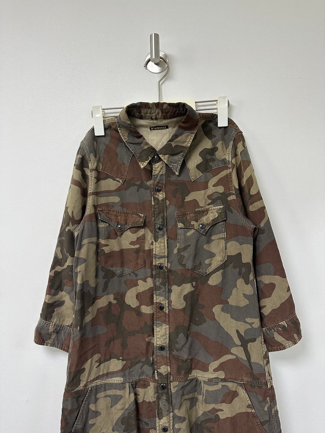 [캐피탈] kapital camo shirt dress 상품이미지9
