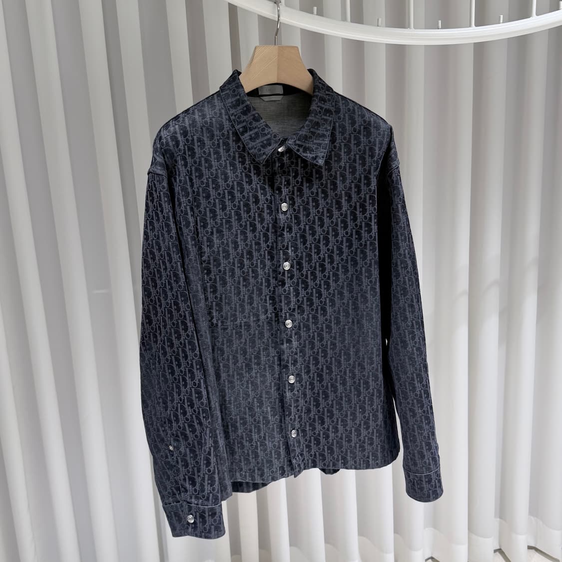 (A+/54) / 디올 오블리크 벨벳 카스리 데님 자켓 상품이미지3