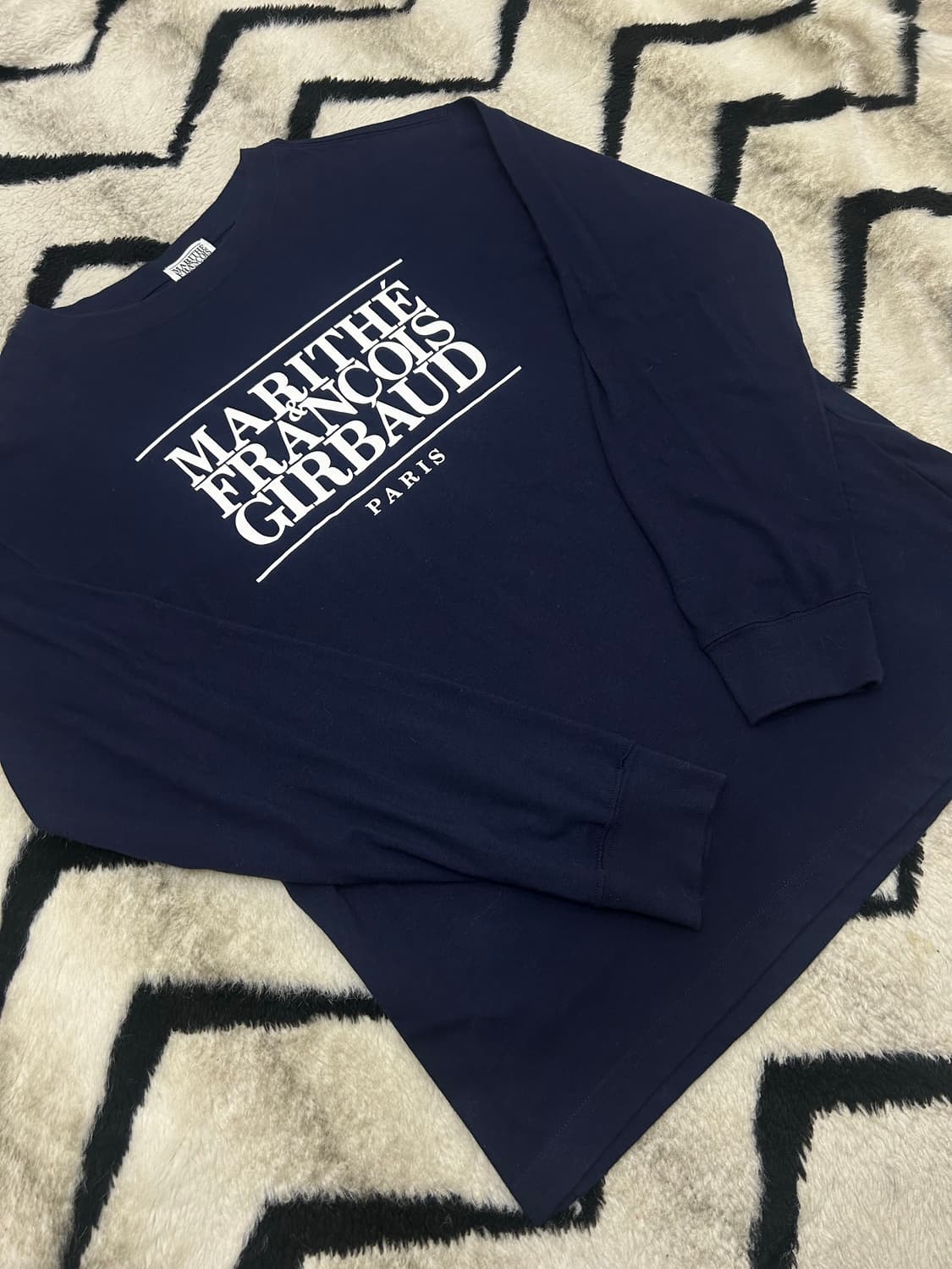 [L]마리떼프랑소와 저버 롱슬리브/네이비 상품이미지2