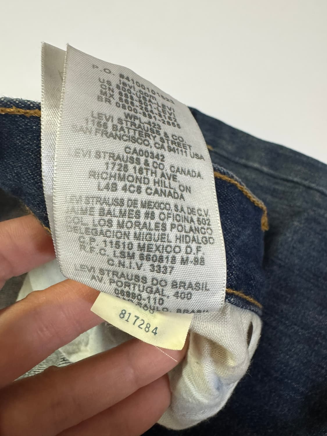 리바이스 501 청바지(34*30 사이즈) 상품이미지6