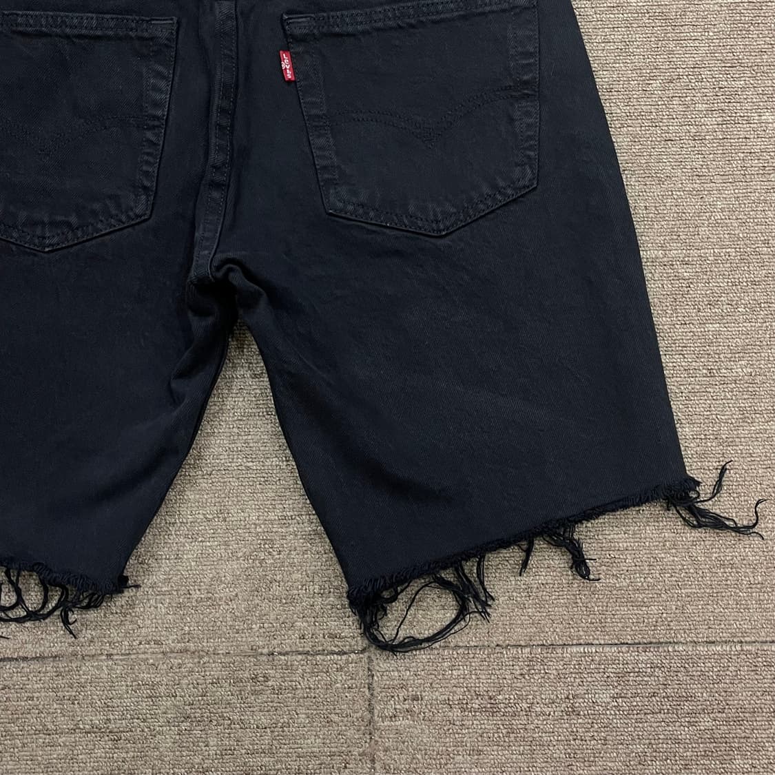(32) Levi's 리바이스 511 블랙 데님 쇼츠 반바지 상품이미지4