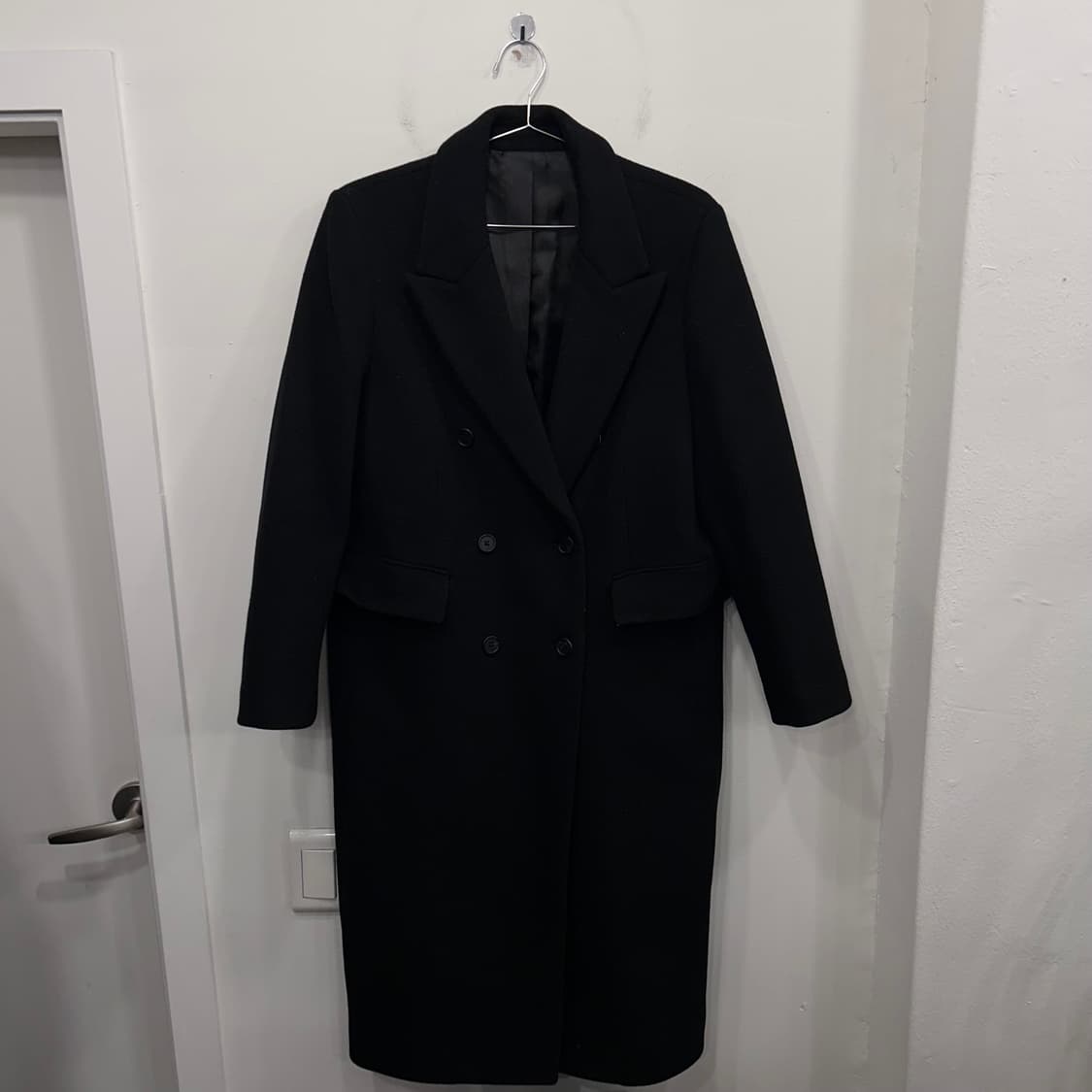 무신사스탠다드 케시미어블랜드 더블버튼 롱코트 상품이미지2