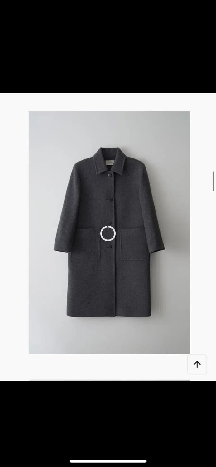 낫띵리튼 Rohmer 롱 울 코트 다크그레이 상품이미지4