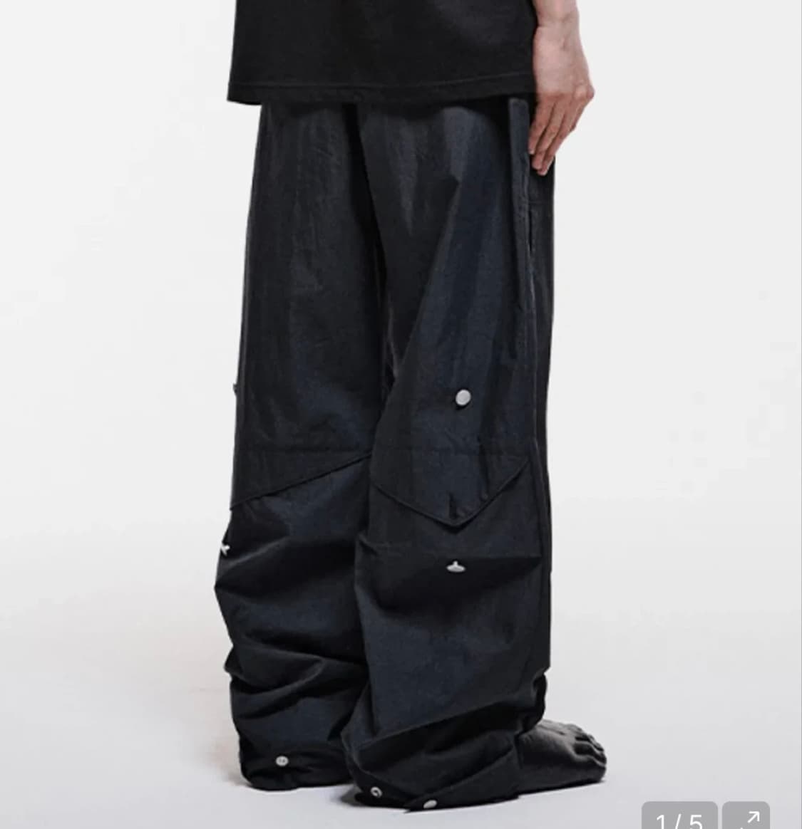 TheColdestMoment 스냅 팬츠 / M 상품이미지2