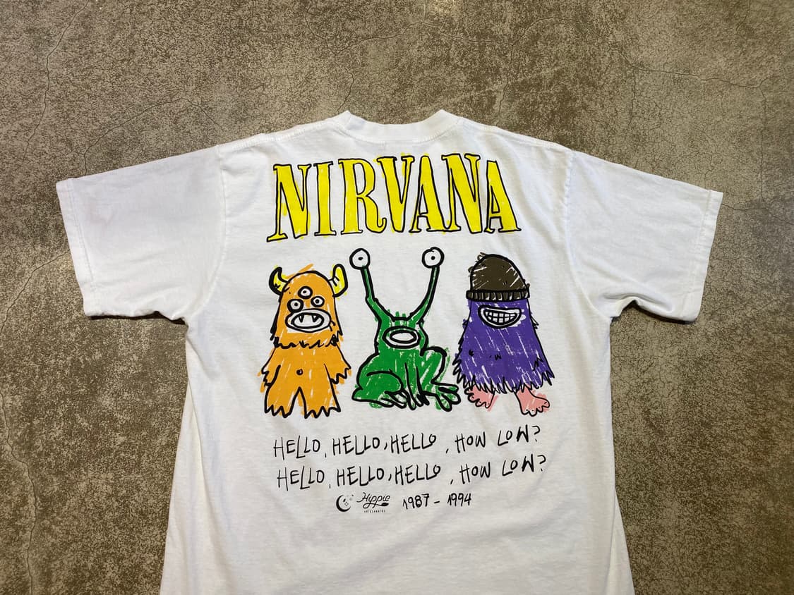 빈티지 너바나 프린팅 티셔츠 상품이미지6
