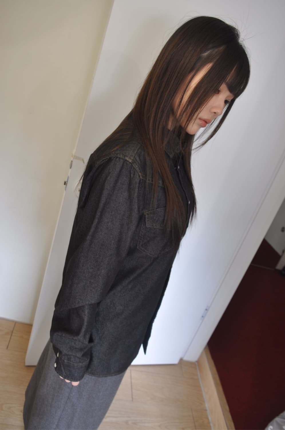 데님 웨스턴 셔츠 상품이미지3