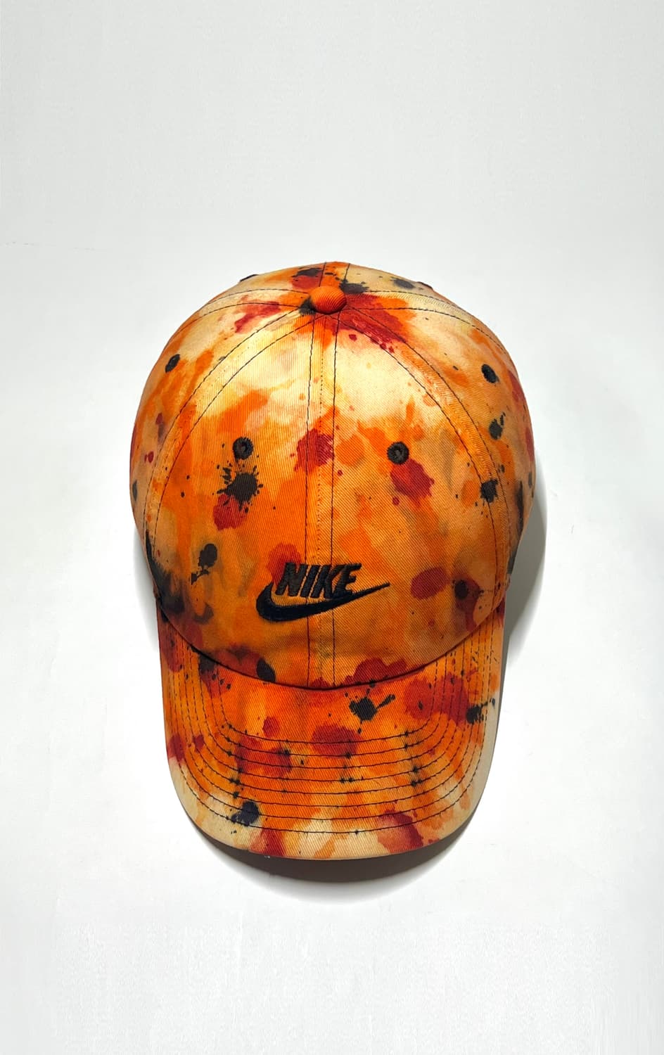 NIKE 나이키 초레어 빈티지 커스텀 오렌지/레드 가을의 불씨 볼캡 모자 상품이미지4