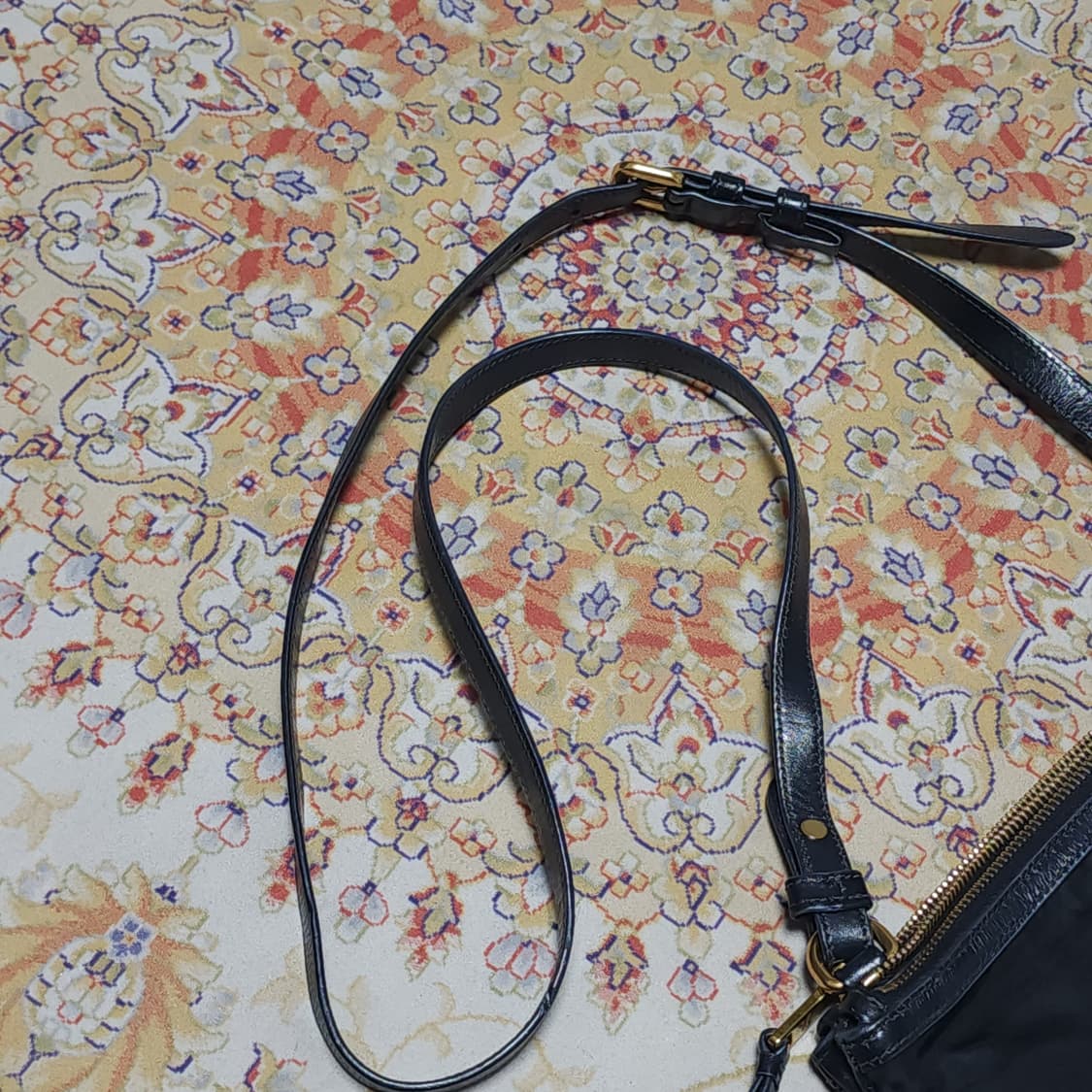 정품) 프라다 나일론 더블집 크로스백 가방 상품이미지6