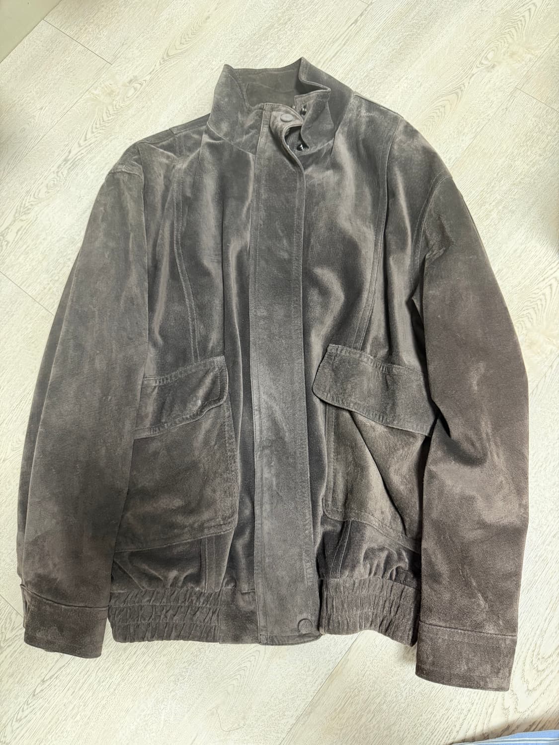 MONOHA 모노하 하이넥 스웨이드 자켓 상품이미지3