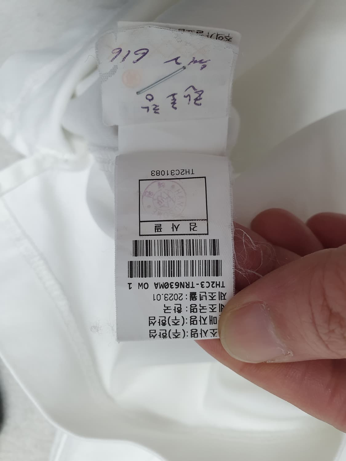 타임옴므 반팔티 23ss 화이트 95 상품이미지7