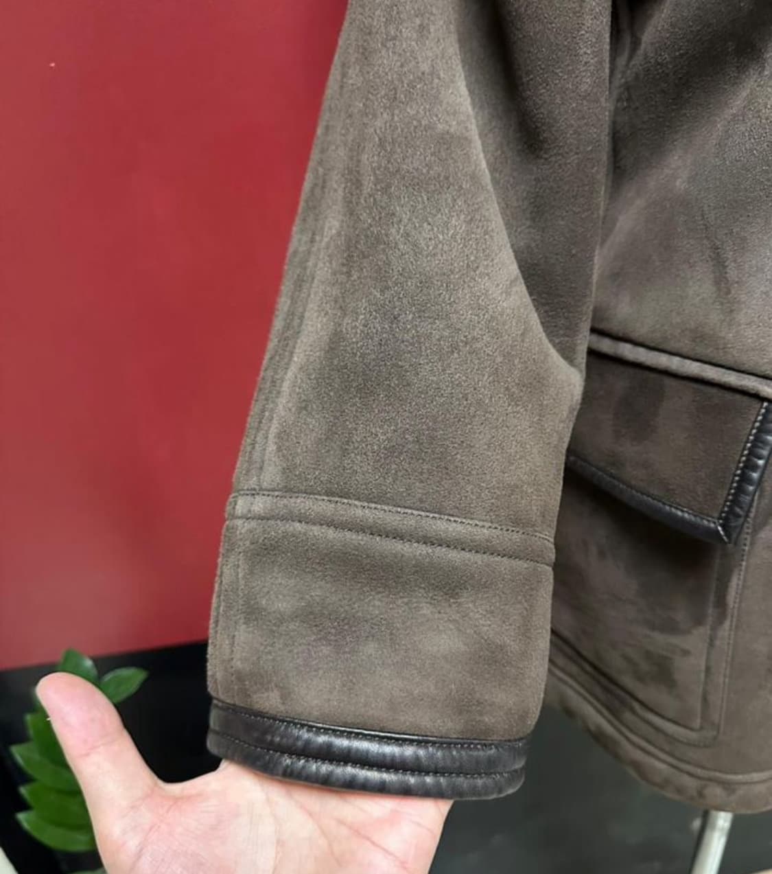 TOM FORD 톰 포드 더블코트(시어링-램스킨)54 사이즈-해외발송 상품이미지4