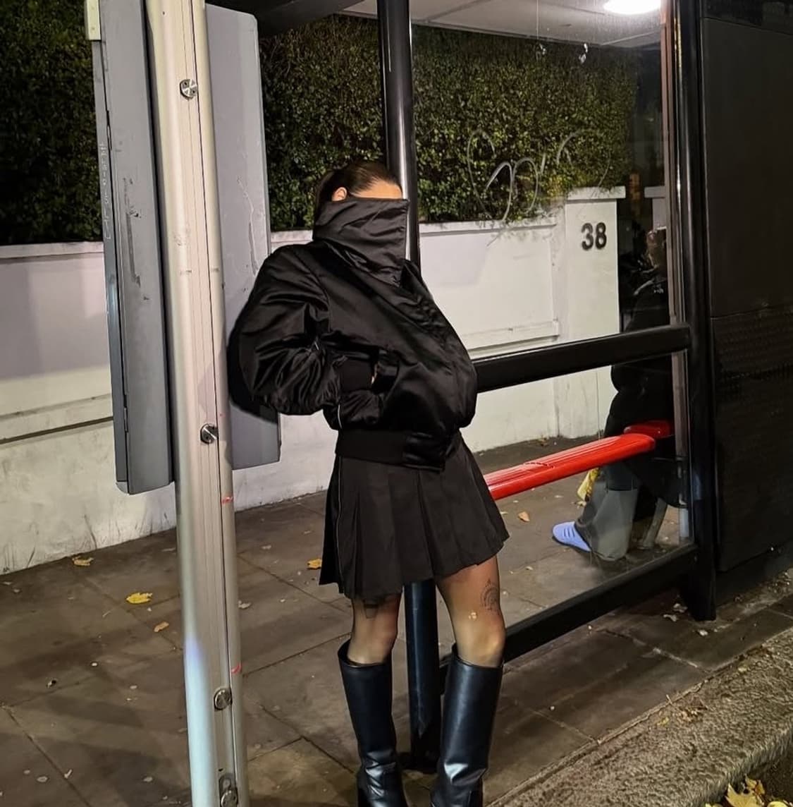 알파인더스트리 페기구 콜라보 코쿤 봄버 자켓 블랙 S 상품이미지3