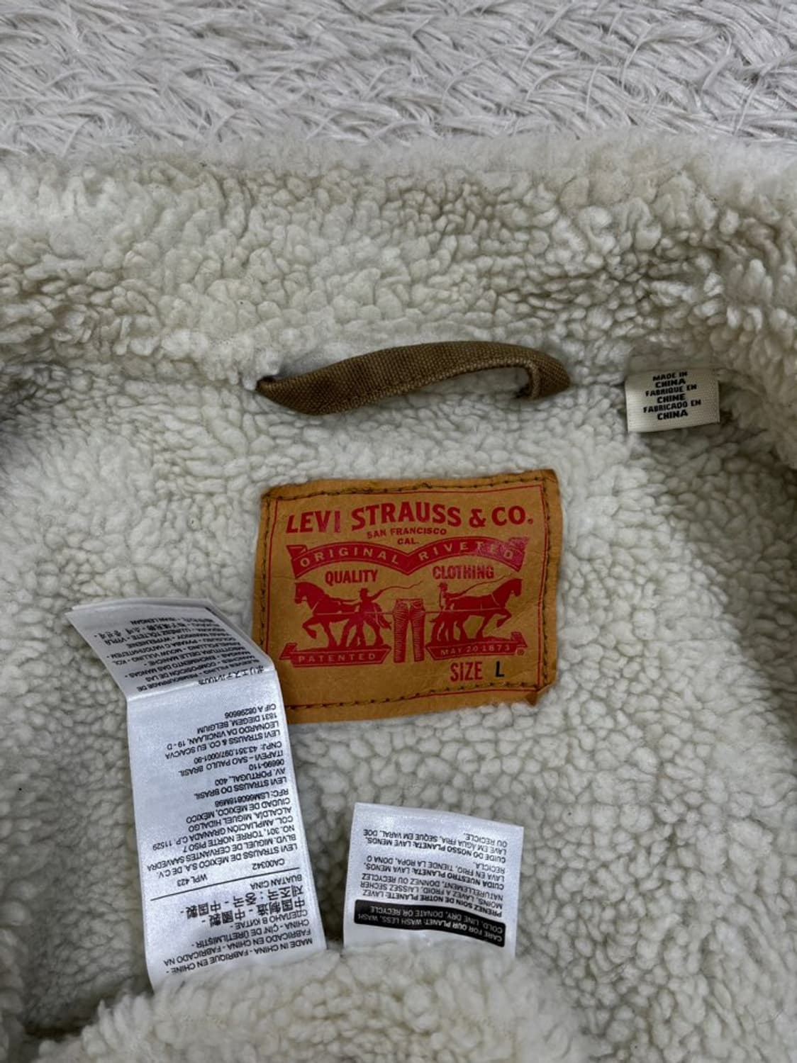 리바이스 쉐르파 트러커 자켓/#2889 상품이미지7