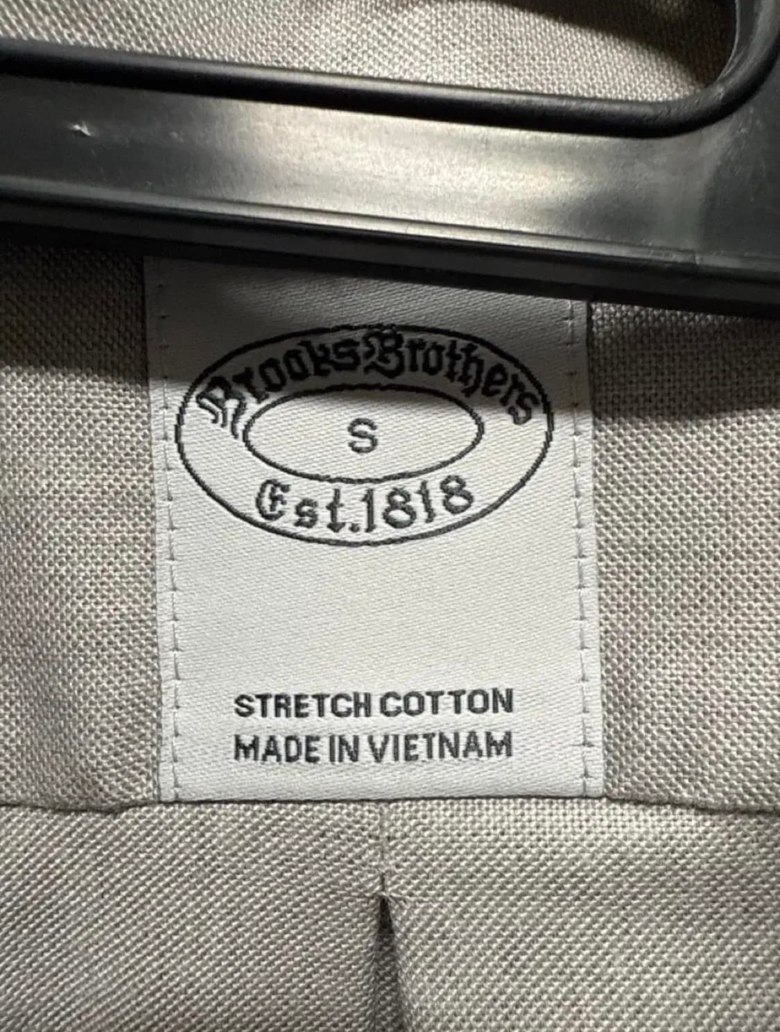 브룩스 브라더스 연그레이 옥스포드 셔츠 (s) 상품이미지2