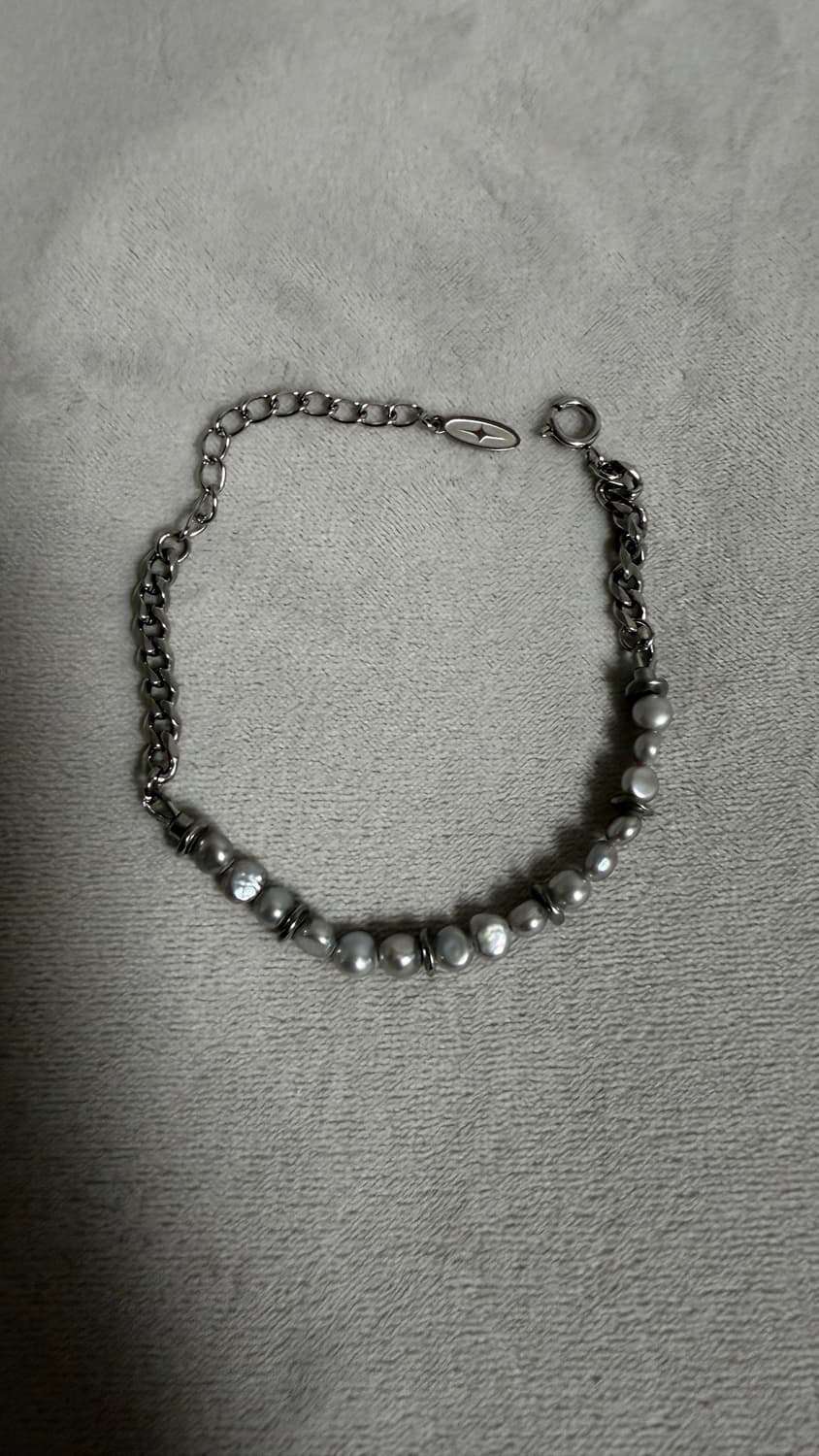 (새상품) 벨리에 체인 펄 브레이슬릿 팔찌 상품이미지2