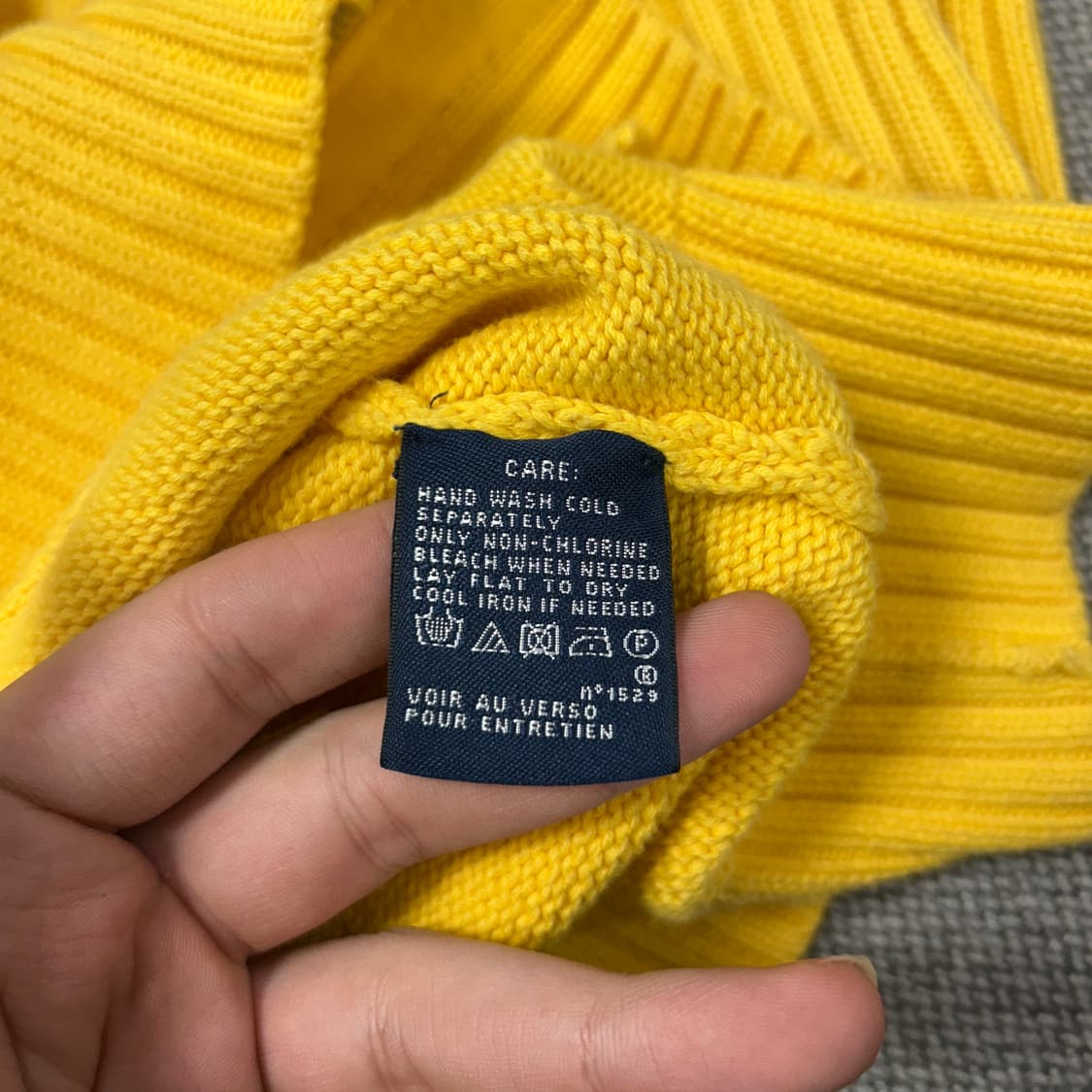 폴로 우먼스 케이블 사이드라인 니트집업(L) 상품이미지3