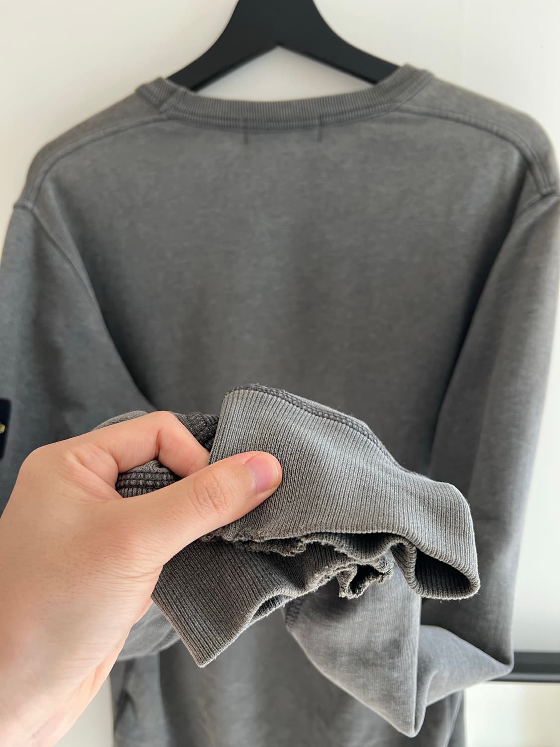 스톤아일랜드 그레이 맨투맨 상품이미지5