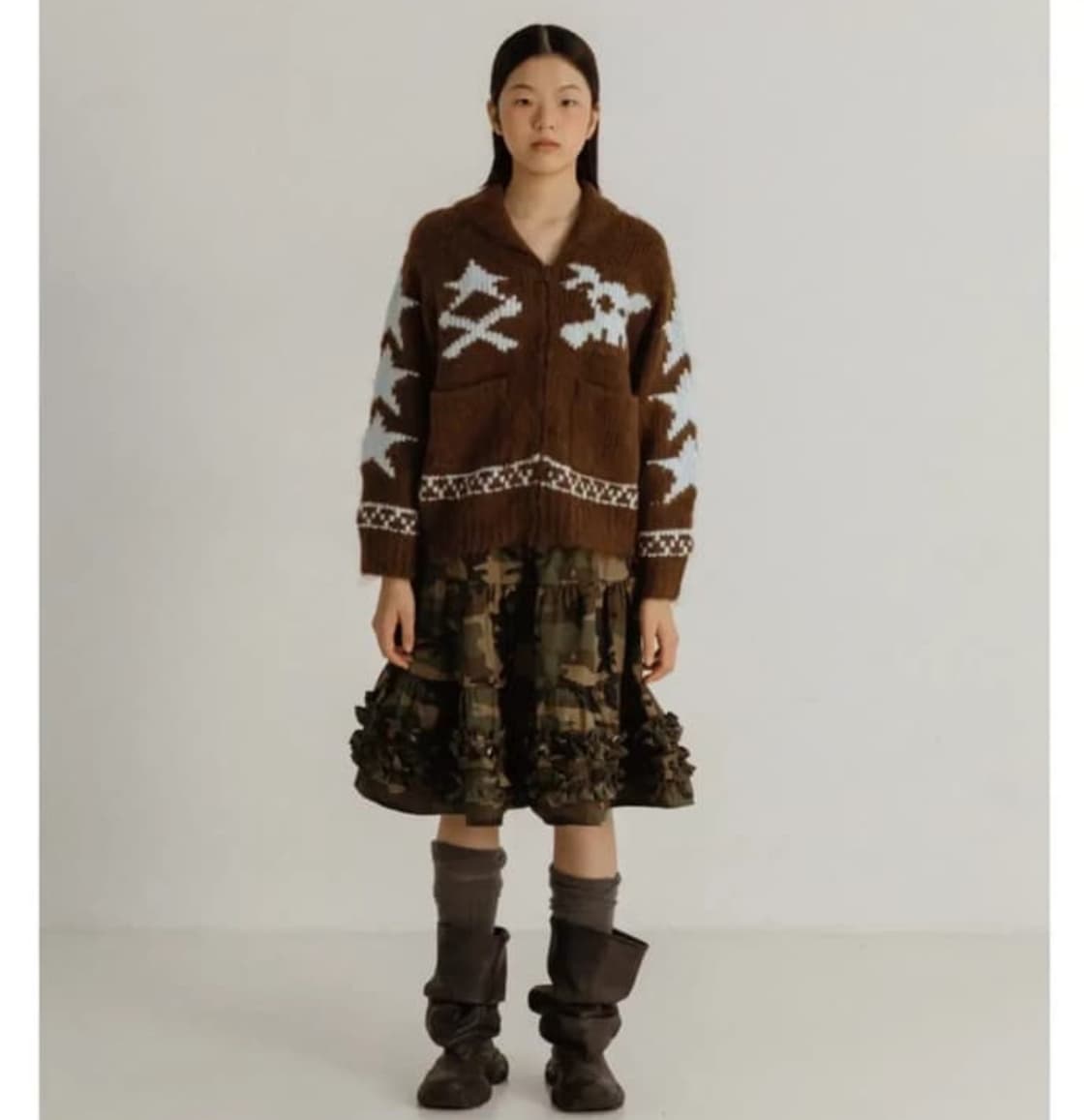 플리즈프로젝트 캉캉 스커트 카모 상품이미지1