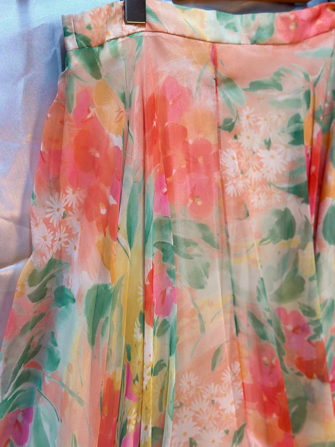 일본 빈티지 플라워 스커트 상품이미지3