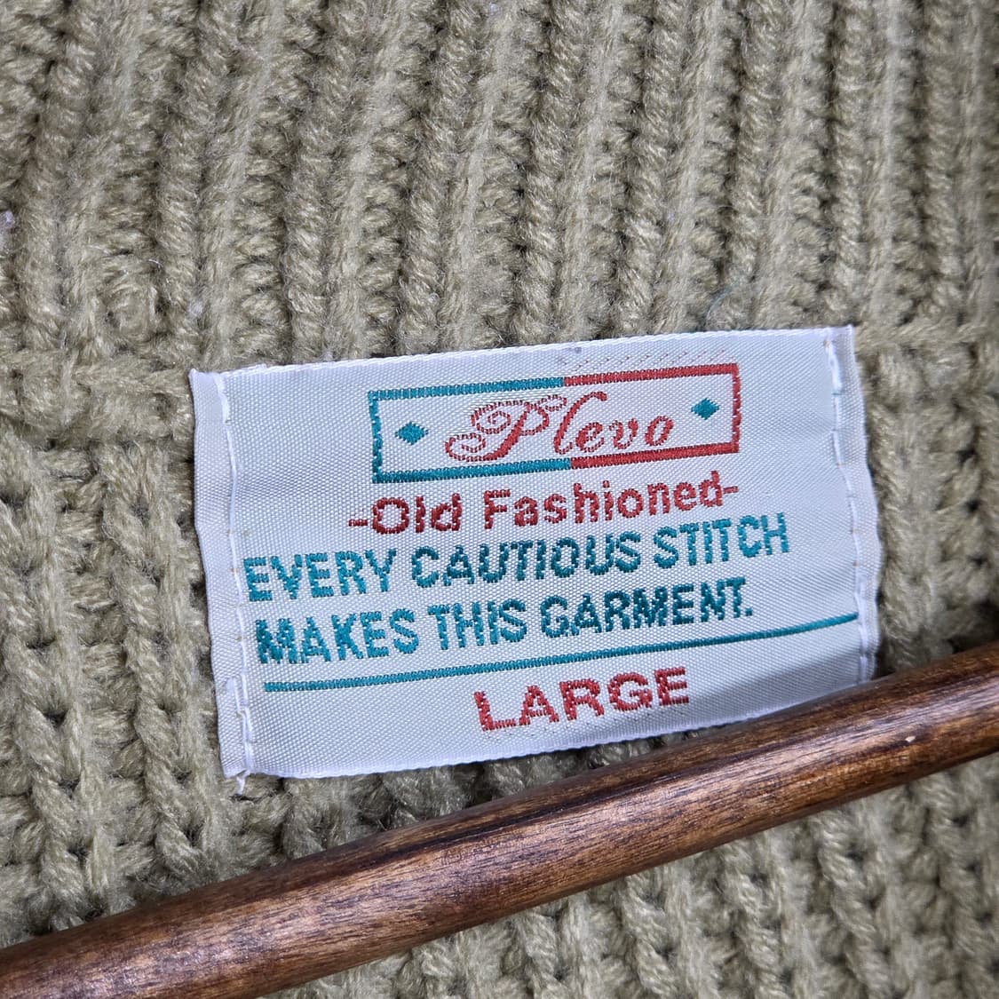 JPN 빈티지 브라운 스트라이프 니트 집업 상품이미지9