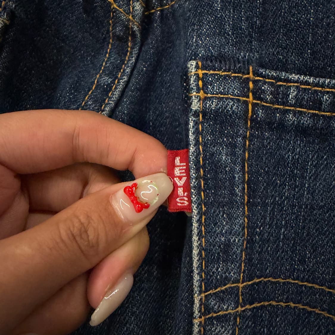 [정품/32X36] 리바이스 빅E 502 셀비지 일본판 복각 데님 팬츠 상품이미지7