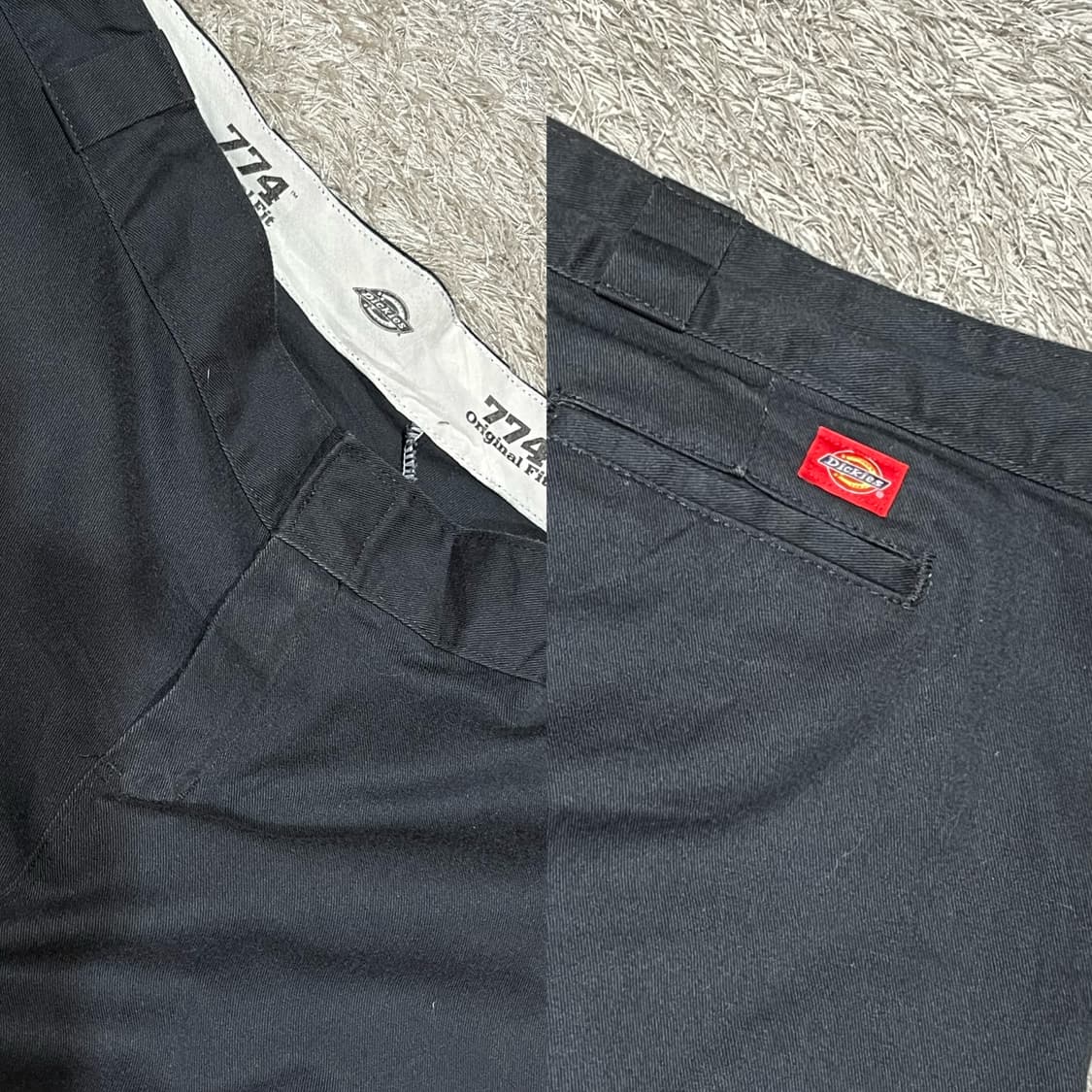 디키즈 블랙 774 코튼팬츠 상품이미지5