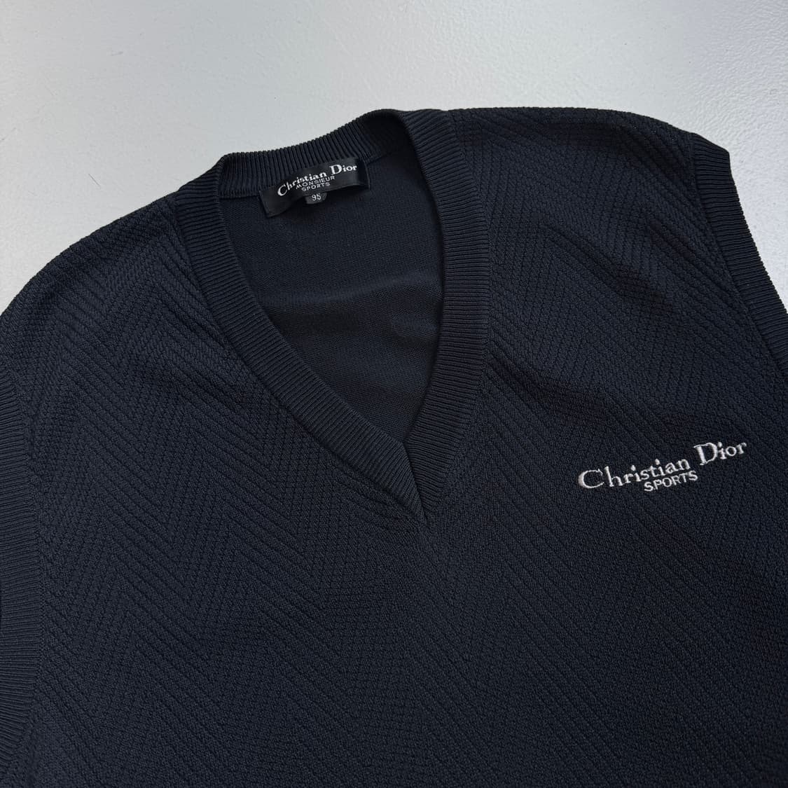 크리스챤 디올 90s 니트 베스트 조끼 상품이미지3