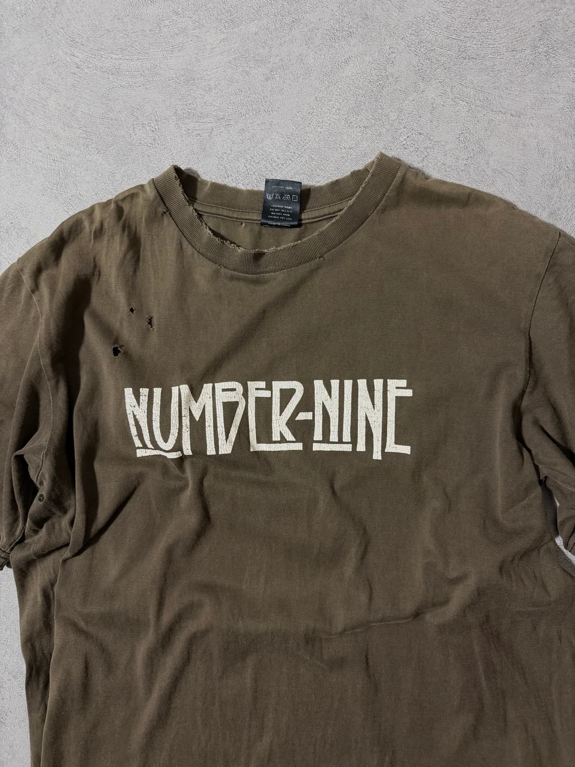 05SS Number (N)ine Distressed T-Shirt 상품이미지4
