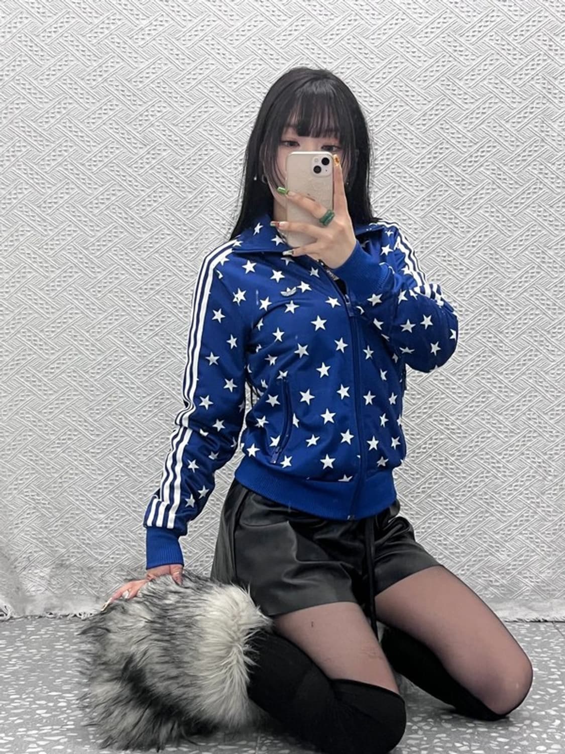 아디다스 제레미스캇 별 패턴 져지 집업 100 C09475 상품이미지1