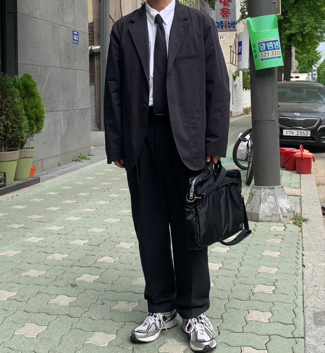 요시다 포터 2WAY 브리프케이스 블랙 상품이미지1