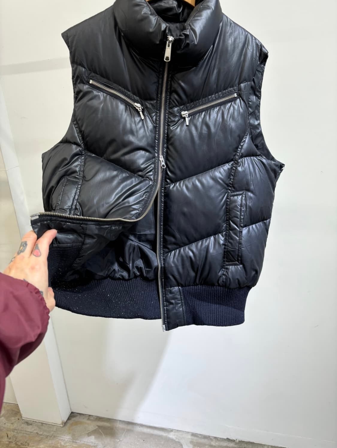 PAZZO DENIM STORE 패딩조끼 상품이미지4