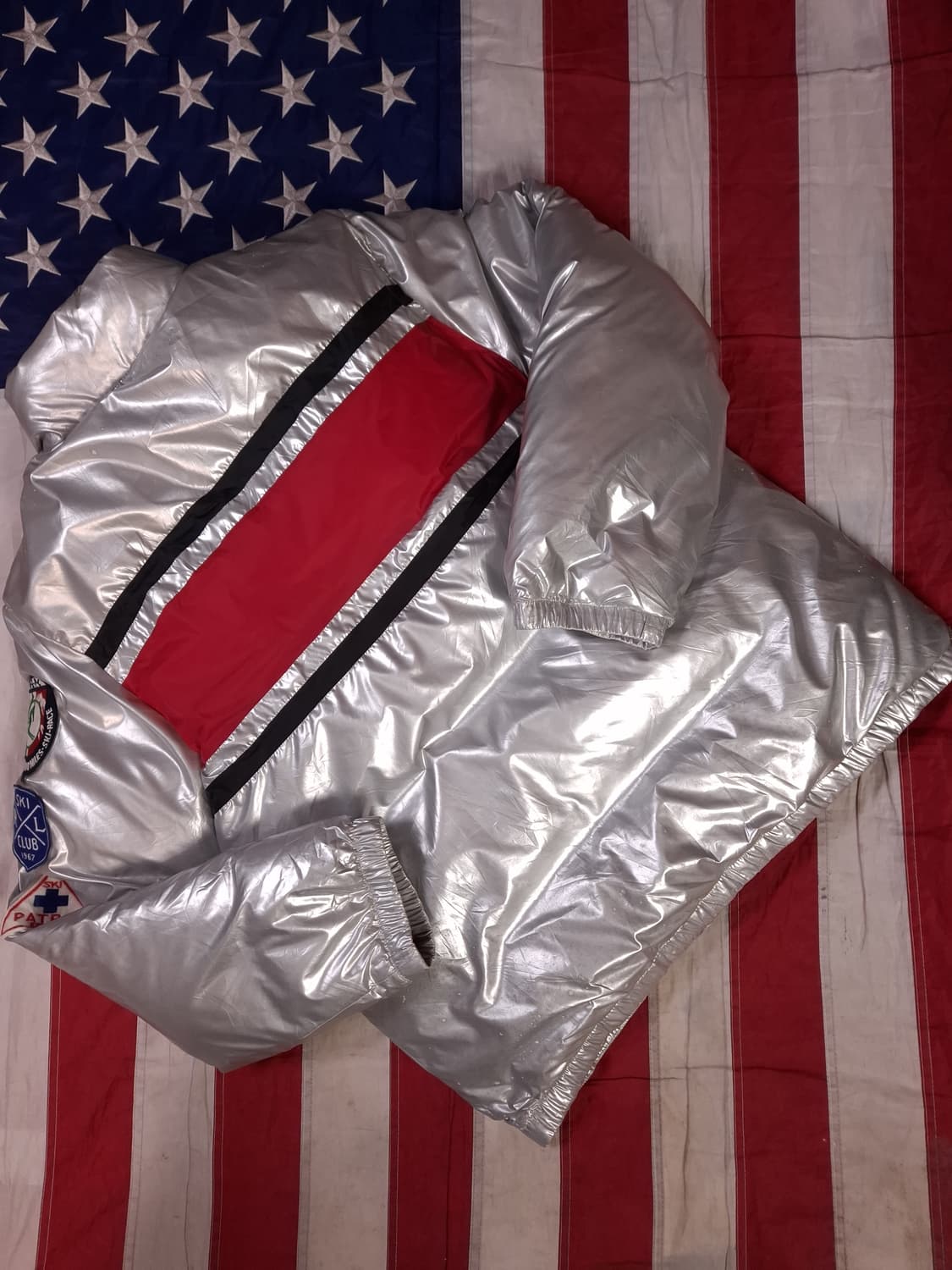 오리지날 신형 랄프로렌폴로 메탈릭 스키클럽 패치 패딩파카 상품이미지6