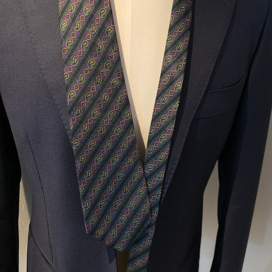디올(Dior) 페이즐리 명품넥타이 100실크 A+등급 상품이미지2