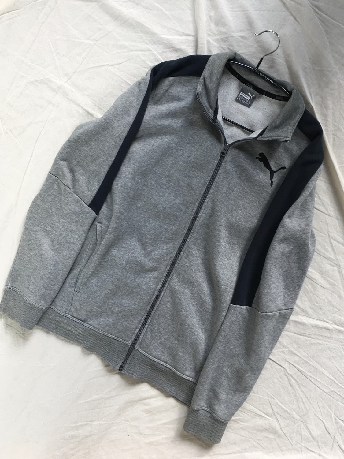 퓨마 가슴로고 카라집업 상품이미지3