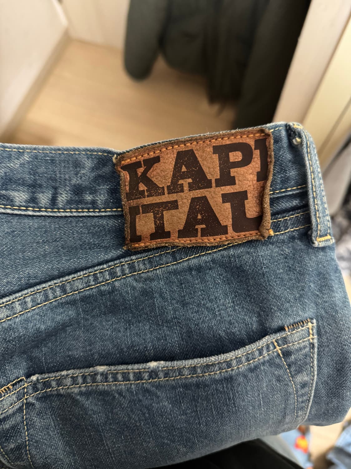 캐피탈 몽키시스코 14oz 데님팬츠36 상품이미지5