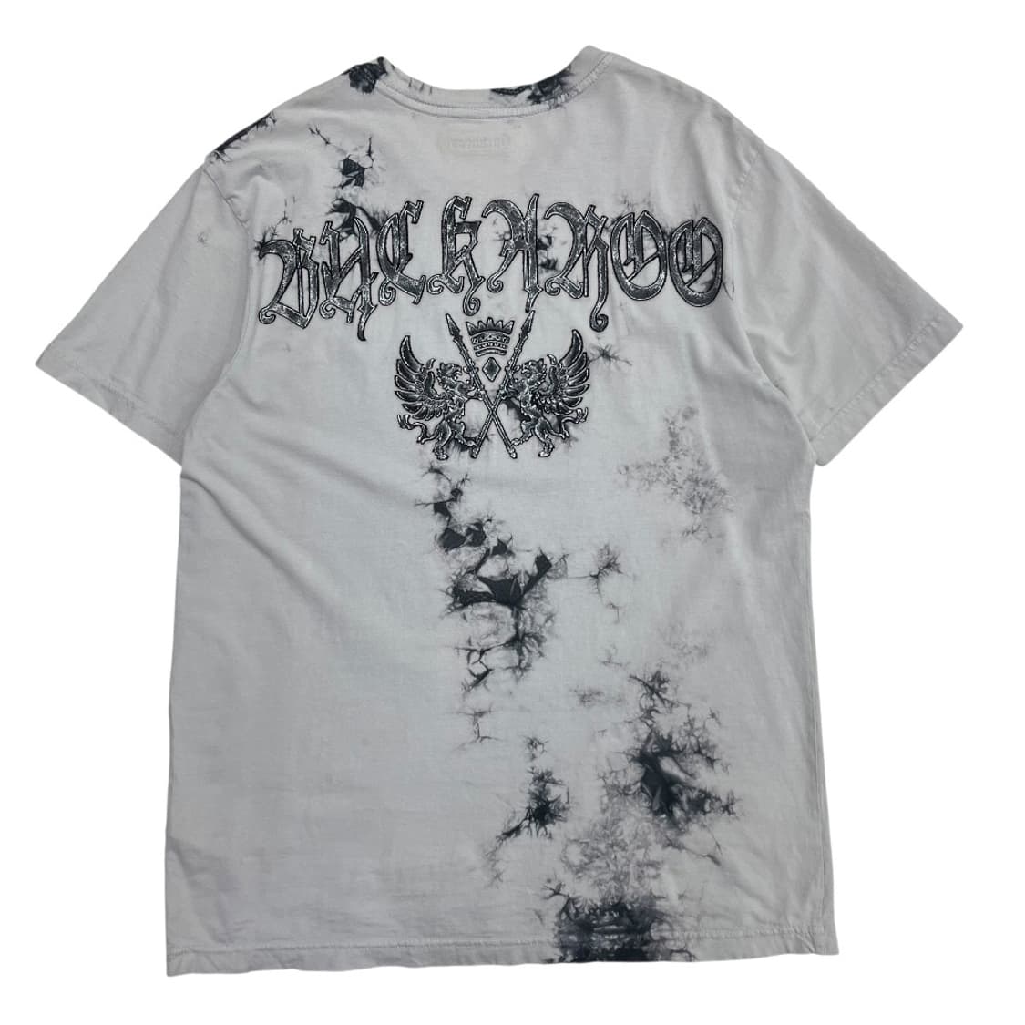 버커루 y2k 락시크맛 프린팅 그레이 반팔 XL 상품이미지4