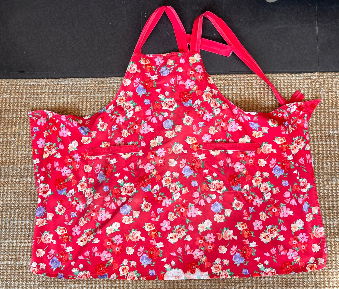 겐조 일본수입 홈웨어 레드플라워 에이프런 앞치마 상품이미지7